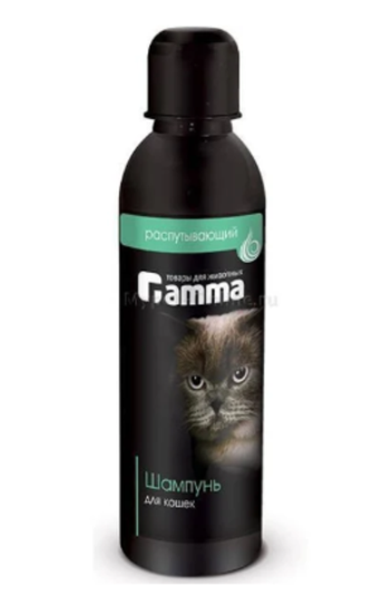 Шампунь Gamma 250мл для длинношерстных и пушистых кошек
