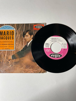 Винтажная виниловая пластинка LP Mario Jacques Blumendal (France 1967) 7 дюймов