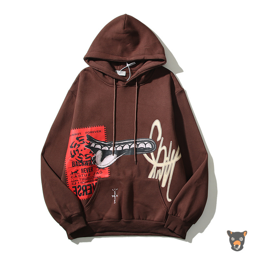 Red cactus jack hoodie discount