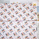 Ткань для пэчворка 20939 (панды с цветами) 45х55см