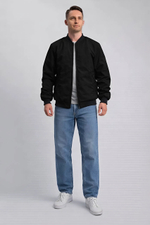 Бомбер мужской "HN-15" черный