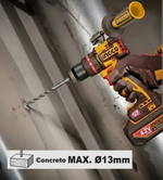 Аккумуляторный бесщёточный ударный шуруповерт INGCO CIDLI429982 INDUSTRIAL 42 В 99 Нм