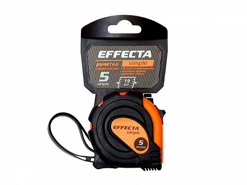 Рулетка 5м/19мм EFFECTA Simple (1 шт)