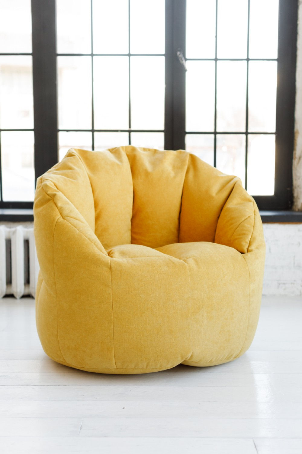 Кресло Пенек Зефир Желтый