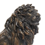 Статуэтка из гипса «Лев» 32см античное золото