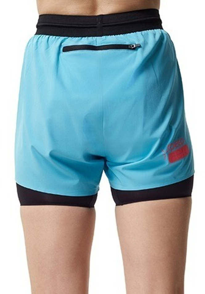 ШОРТЫ ЖЕНСКИЕ SPEED AERO 5 ELEVATE 2IN1 SHORT | SKYBLUE