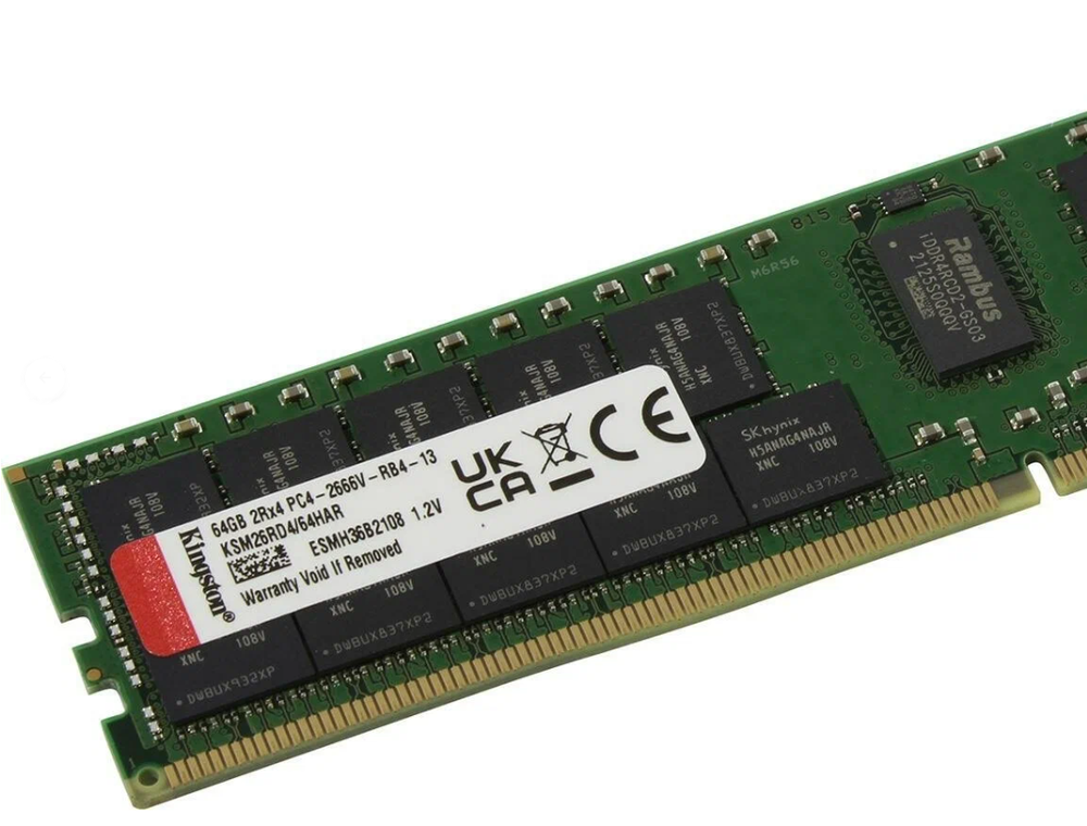 Оперативная память DDR4 2666 64GB ECC/REG Kingston Server Premier CL19 KSM26RD4/64HAR