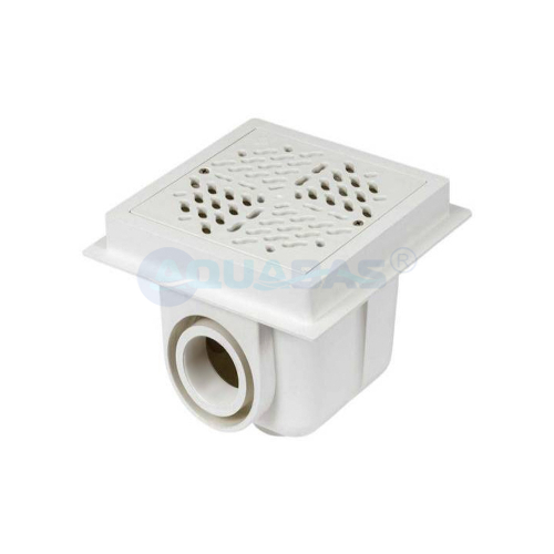 Донный слив квадратный Gemas 90мм под вклейку (плитка) (04142S3)