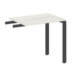 Metal System Приставной элемент на П-образном м/к БП.ПР-2 Дуб Наварра/Металл Антрацит 800*600*750