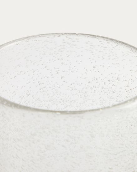 Ваза Sirau из прозрачного стекла, диаметр 24 см