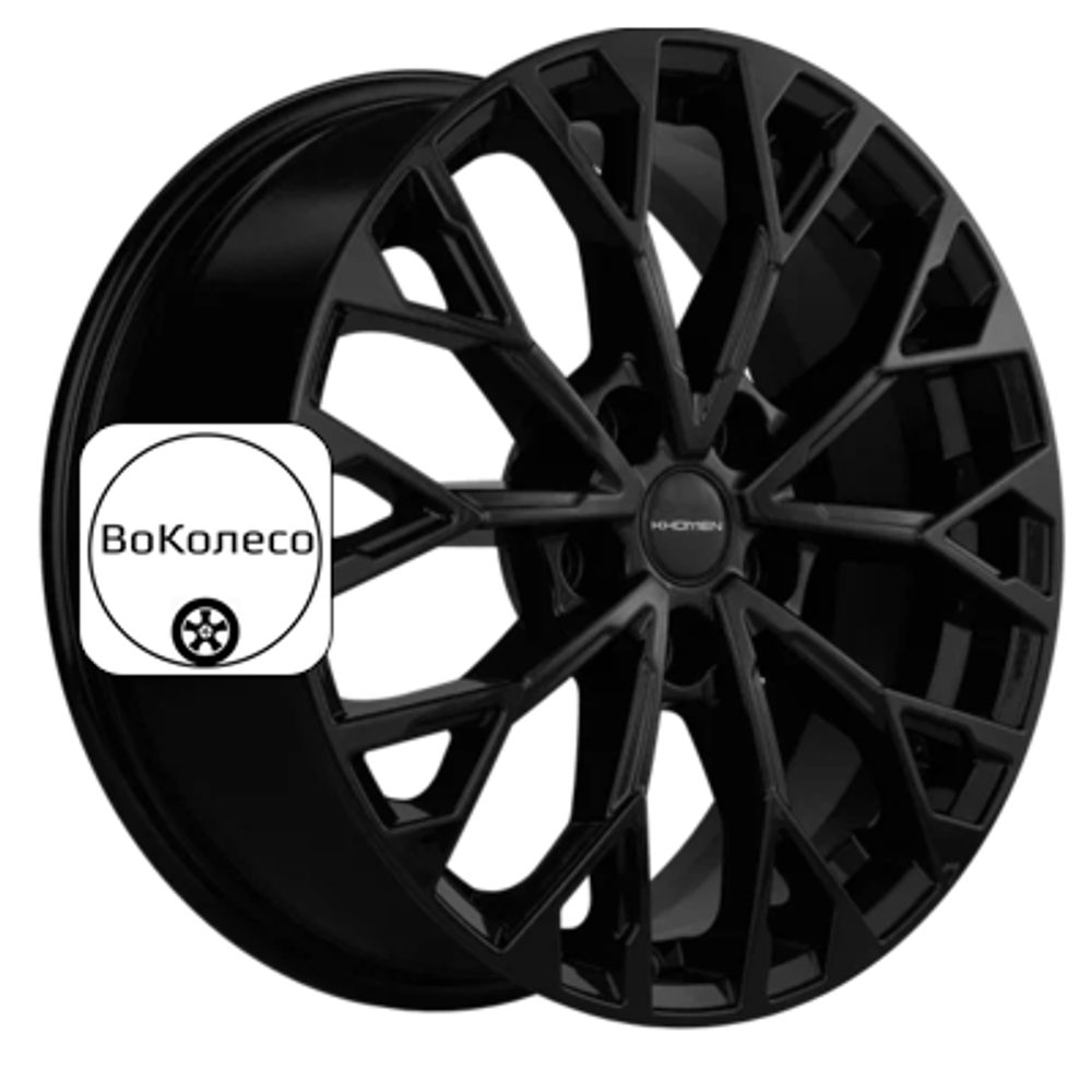 7x17/5x114,3 ET50 D67,1 KHW1718 (CX-5/Seltos/Soul/Sonata) Black Khomen Wheels