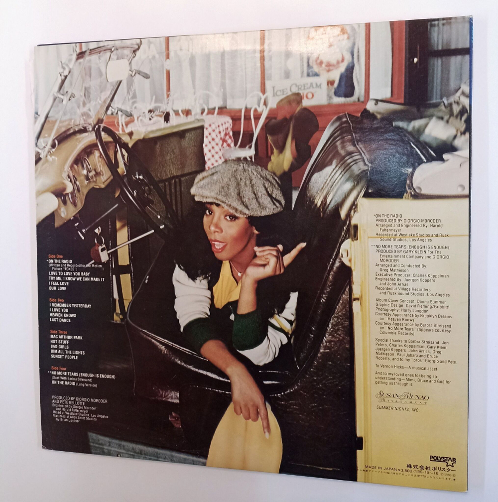 Винтажная виниловая пластинка LP Donna Summer On The Radio: Greatest Hits Vol. 1 and 2 (Japan 1980)