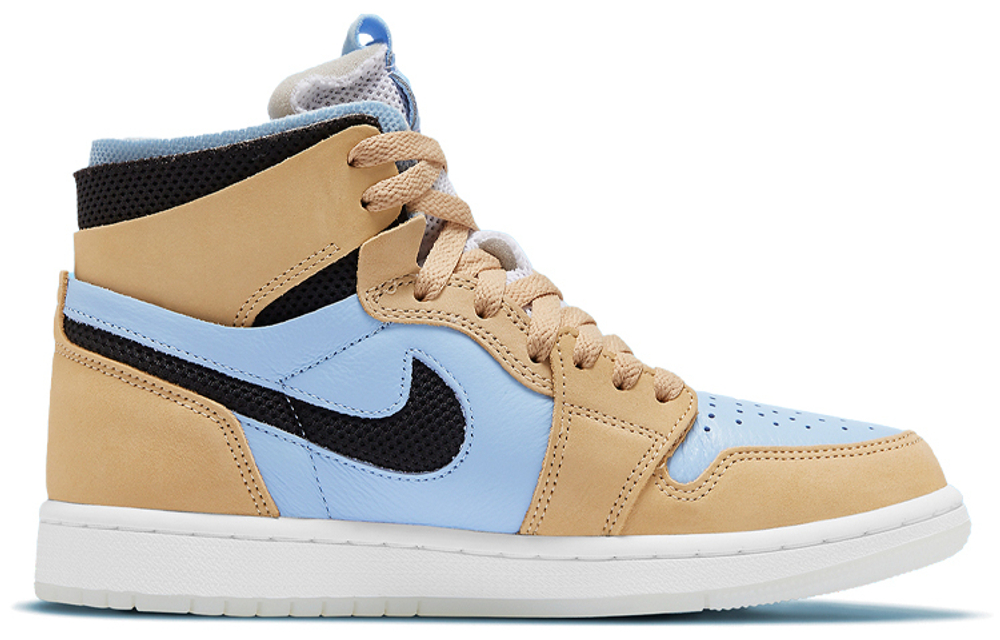 Кроссовки Jordan Air Jordan 1 High Zoom Air Cmft "Sesamepsychic Blue" (Женская размерная сетка)