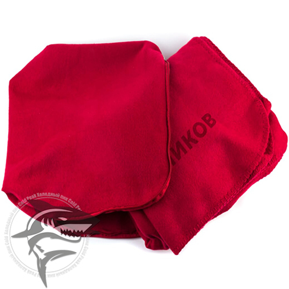 Плед TRAVEL, в чехле, бордовый