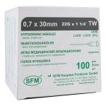 Игла инъекционная SFM 0,7х30 мм 22G 100 шт