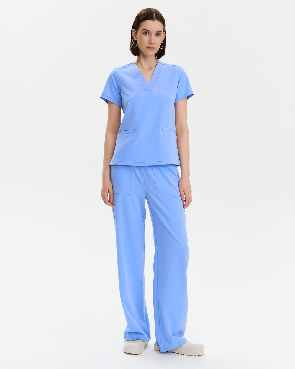 Топ медицинский женский Лаконико, скайблю