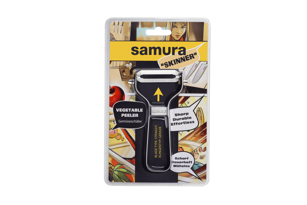 Овощечистка с прямым лезвием Samura Skinner SVP-01