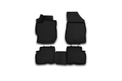 Коврики 3D в салон NISSAN Almera , 2012-, 4 шт. (полиуретан) Element.CARNIS10055K