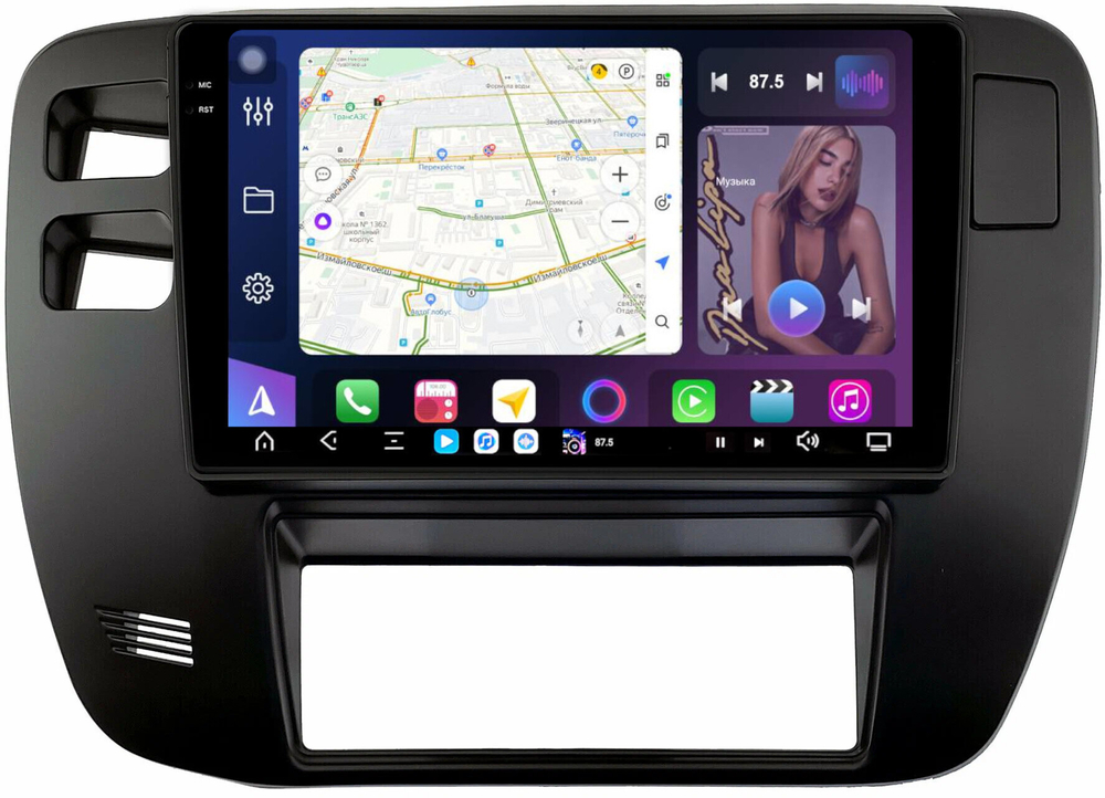 Магнитола для Nissan Patrol Y61 1997-2004 - FarCar GX3259M монитор 9.5" 2K QLED на Android 14, TS20, 6+128Гб, CarPlay, 4G SIM-слот