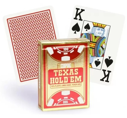 Игральные карты Copag Texas Hold'em (красная)