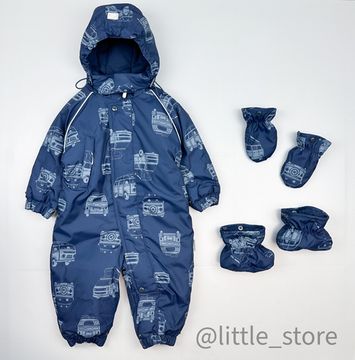 Комбинезон зимний "Гонки" темно-синий