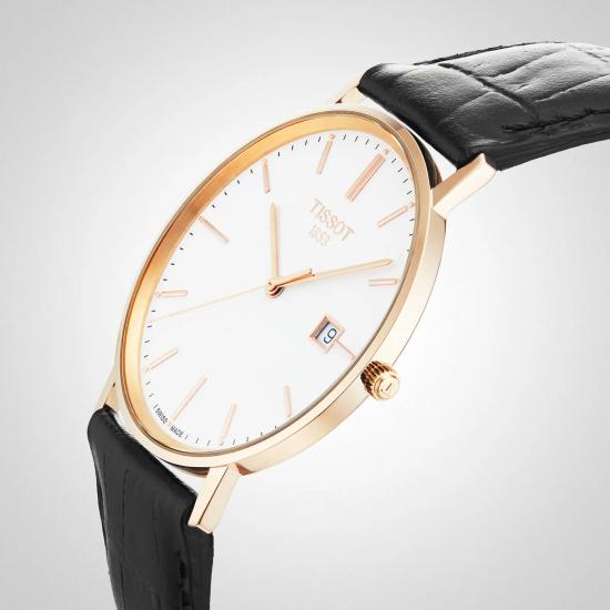 Tissot T922.410.76.011.00 мужские часы Tissot Goldrun T-Gold на ремне