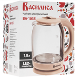 Чайник Василиса BA-1035 стекло (бежевый)