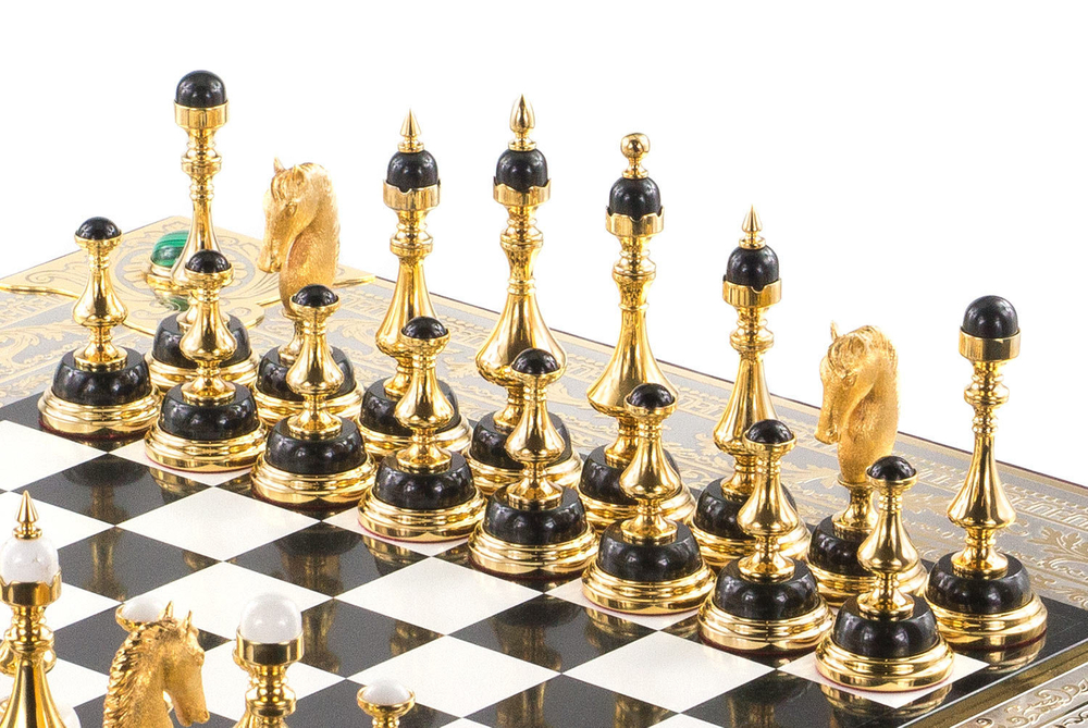 Шахматы "Баталия" R120168 ларец 57х55х13 см, высота фигур: пешка 5,5 см, король 11 см