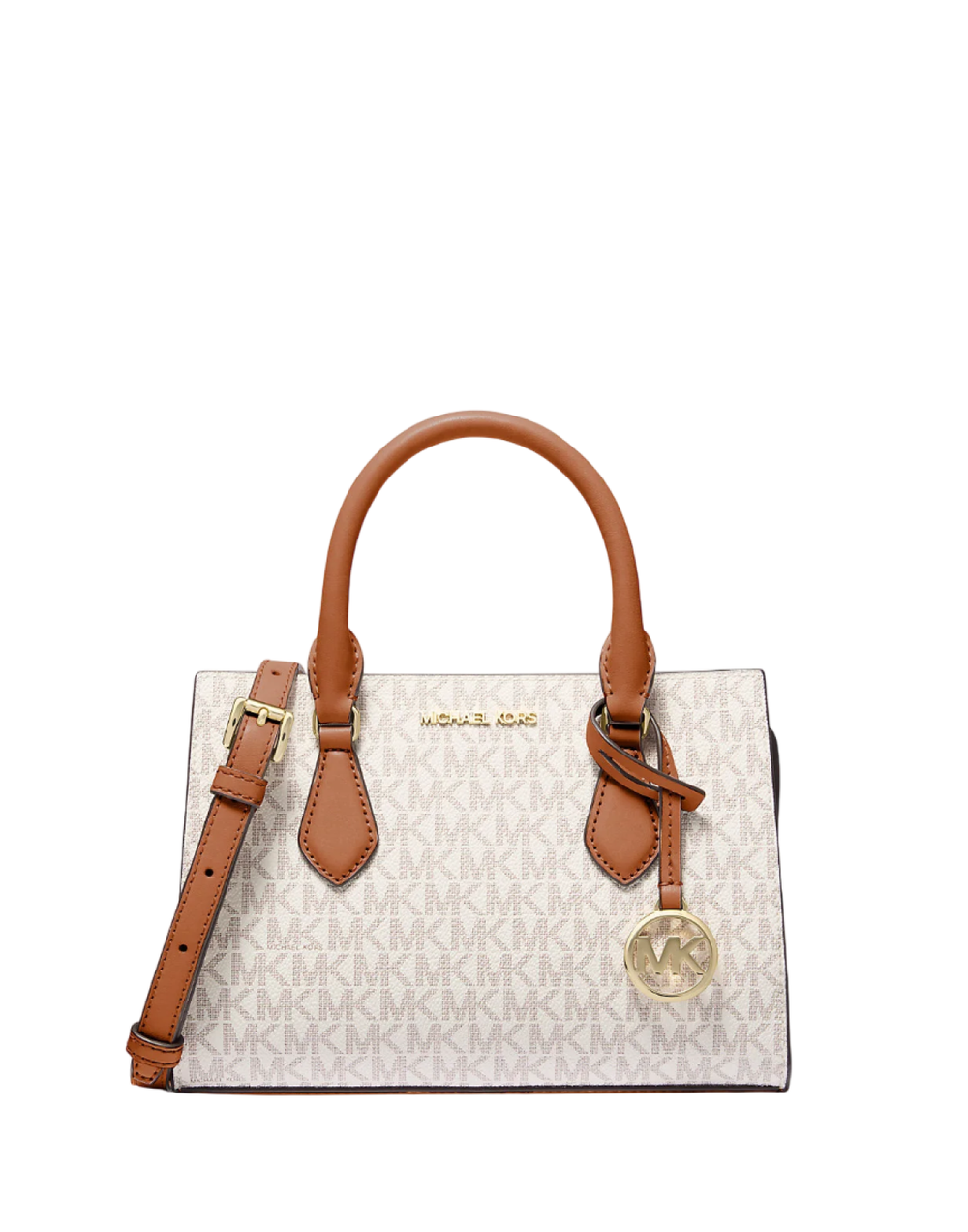 Сумка Michael Kors Sheila Small Signature Logo | Бежевый с песочным
