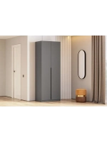 Шкаф для одежды распашной Серый 80х51х221 см