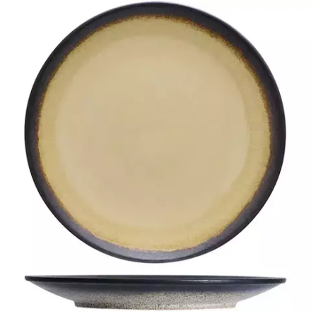 Тарелка «Фервидо» мелкая керамика D=265,H=25мм желт