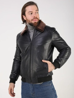 Дубленка зимняя куртка натуральная кожаная