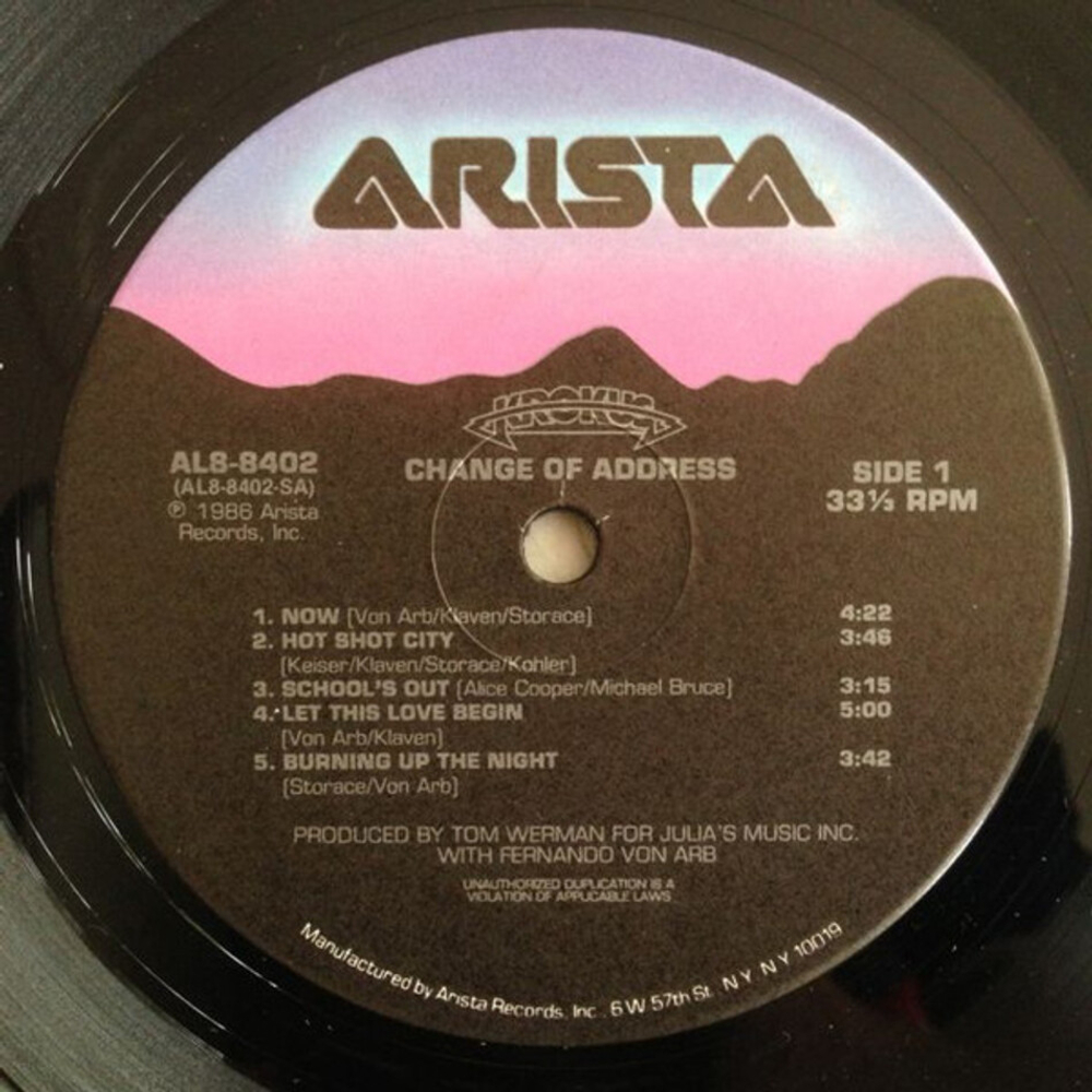 Krokus / Change Of Address (LP)