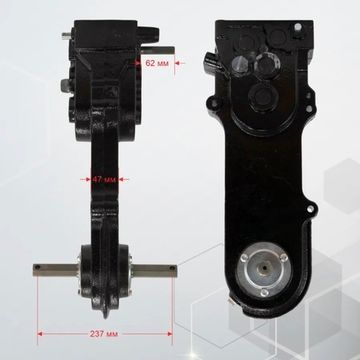 Редуктор в сборе на МКР403 (3 вперед)