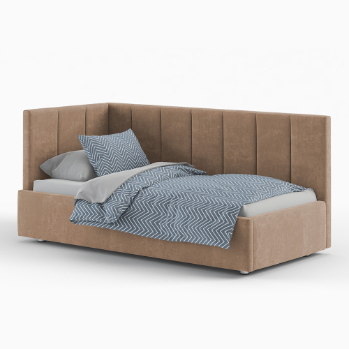 Кровать Квадра ( QUADRA ) (900*2000 ( TEDDY 014)) Корона