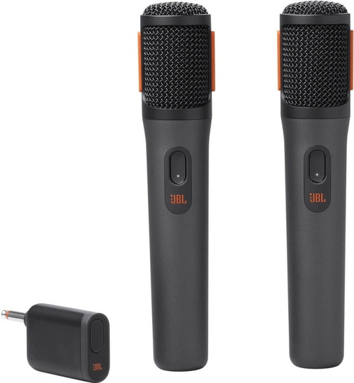 Радиосистема с двумя микрофонами JBL PartyBox Wireless Mic, черный