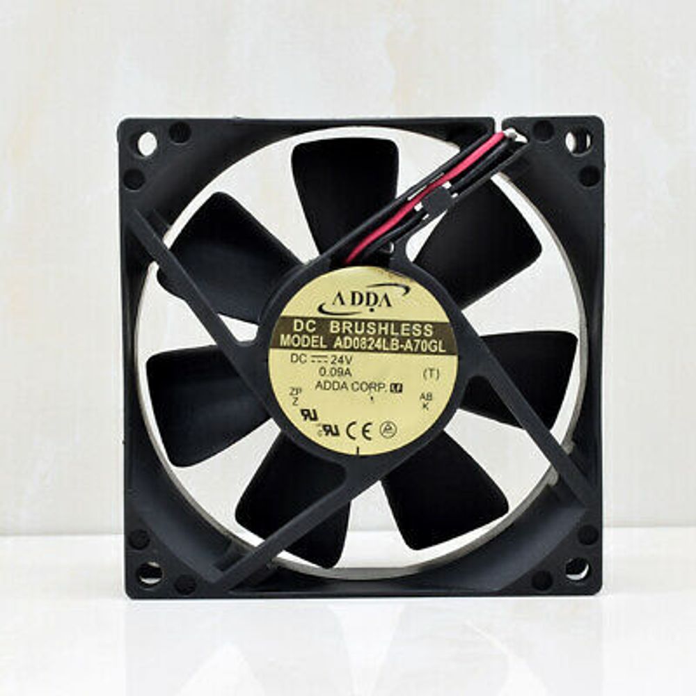 Система охлаждения ADDA 8025 fan 24V 0.09A 2pin AD0824LB-A70GL