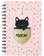 Записная книжка А5 80л. клетка, на спирали на спирали DV-15811-4 (Darvish)