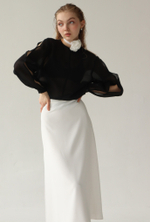 Блуза рукав с разрезами