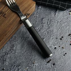 Набор для стейка нож+вилка "Vintage   Premium" дерев. футляр Pakka Black P.L. Proff Cuisine