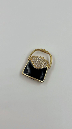 Брошь Сумочка Swarovski