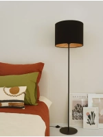 Абажур для торшера e27 тканевый декоративный