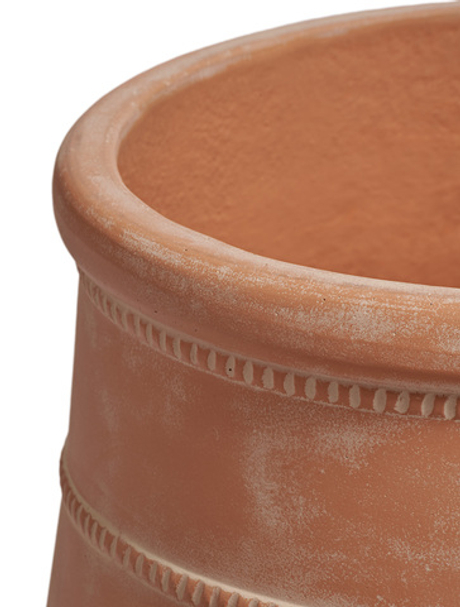 Кашпо TREEZ ERGO - Italica - Высокая чаша - Терракот