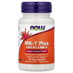 NOW Foods, MK-7 Plus с K1 и MK-4, 90 растительных капсул