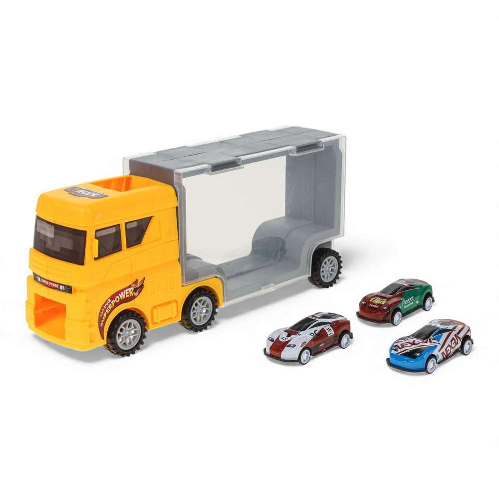 Автовоз +3 машинки, в ассорт. коробка F3555-13