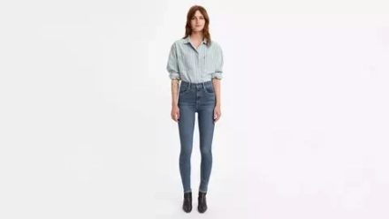 LEVI’S ДЖИНСЫ СКИННИ С ВЫСОКОЙ ПОСАДКОЙ MILE HIGH, ТЕМНЫЙ ИНДИГО