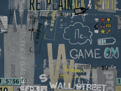 Дизайнерские обои Wall Street Podrost