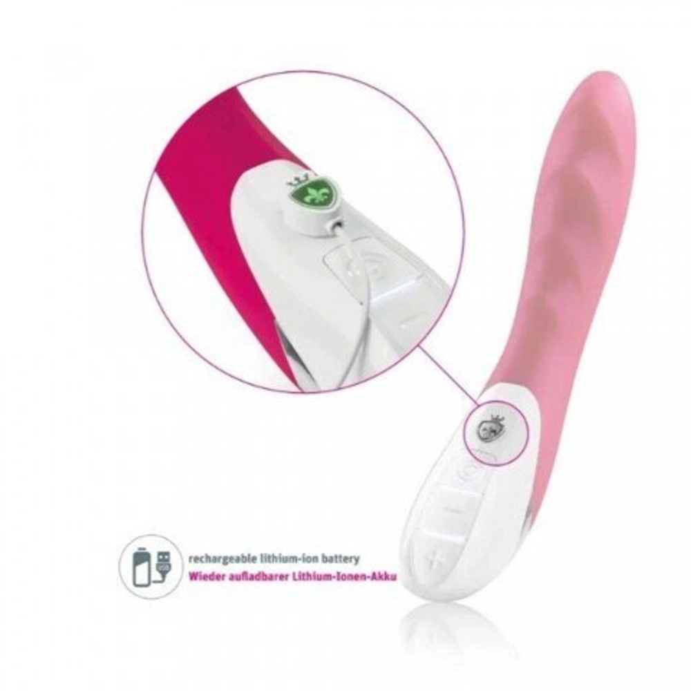 Вибратор Mystim Sassy Simon силиконовый, розовый, 27 см