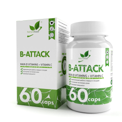 B-Attack (Витамины B) 60 капс. Naturalsupp