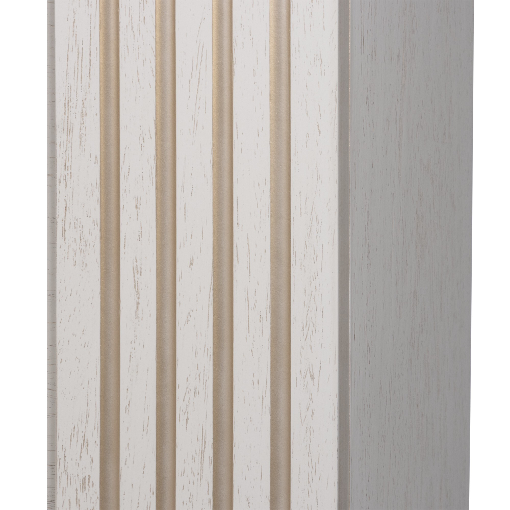 Каминокомплект: Очаг Electrolux EFP/P-3620LS, портал Siena 42/40/36, сл. кость с зол. патиной